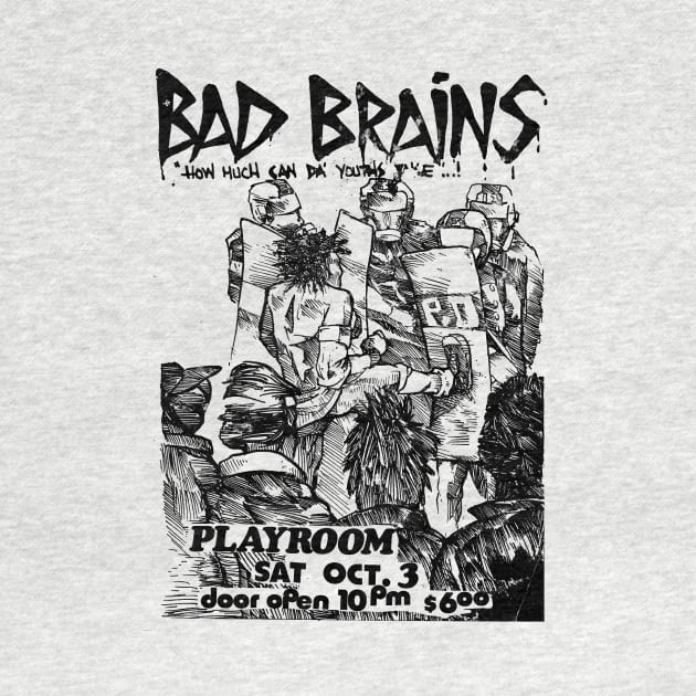 Bad Brains Punk Flyer by Punk Flyer Archive